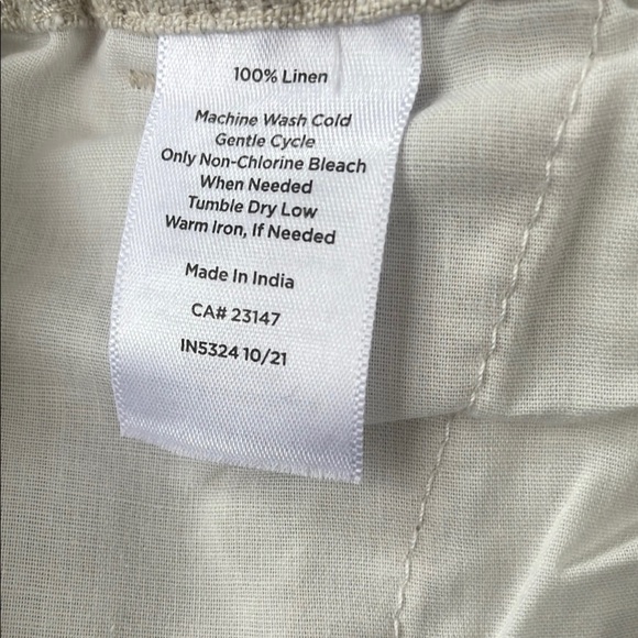 Talbots Pink and Beige/Tan Shorts Linen Relaxed Fit 3X Petite Set of 2 Bundle - Picture 13 of 15